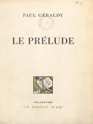cover image of Le prélude
